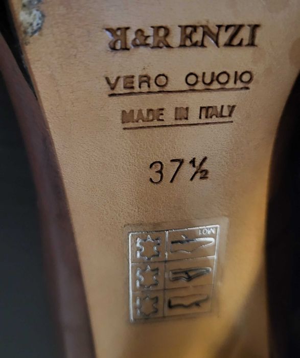 Skórzane buty włoskie H&R  Renzi