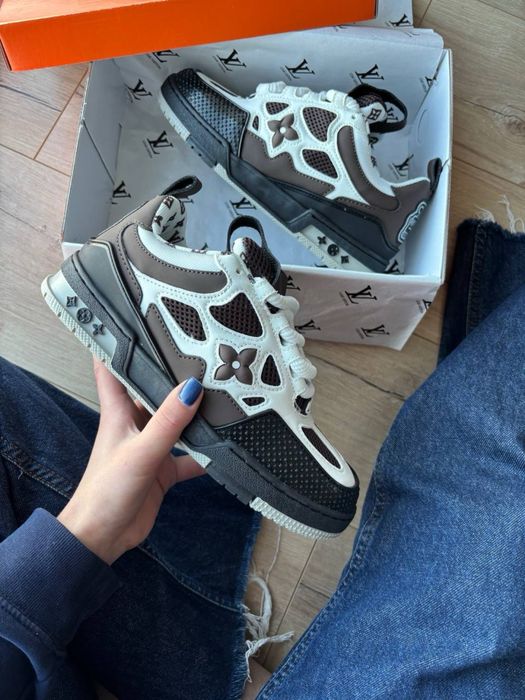 Louis Vuitton Skate Sneaker Brown White