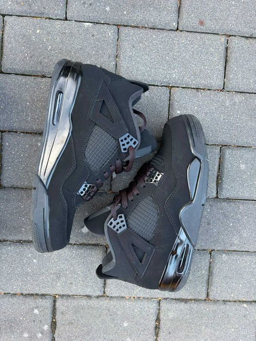 Nike Air Jordan 4 Black Cat – czarne sneakersy