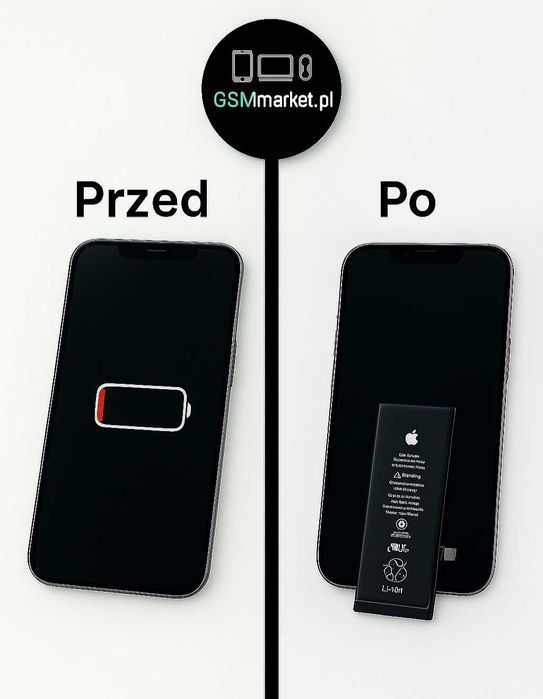 Bateria na iPhone 12/12 Pro/12 Pro Max - Warszawa, Serwis Blue City