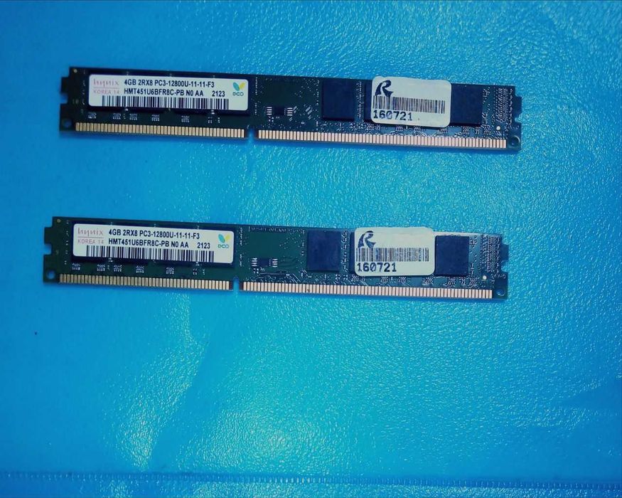 Оперативна пам'ять HUNIX 4 ГБ з частотою 1600 МГц, дві планки. (ddr3)