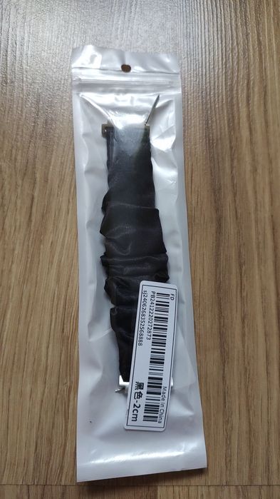 Czarny pasek do zegarka smartwatch nowy