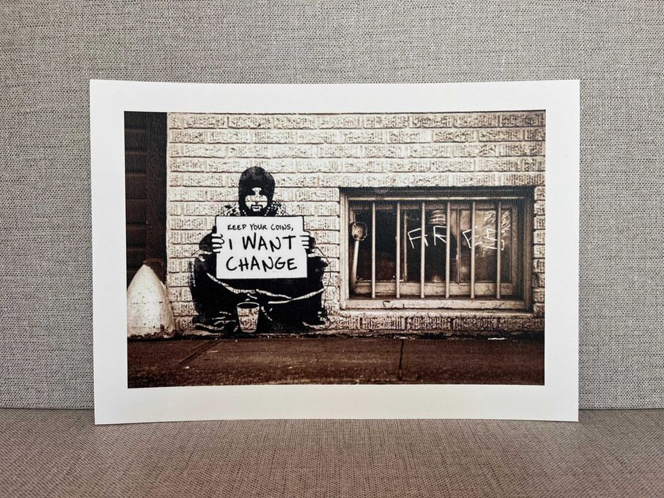 Poster Banksy - Pintura Icónica | Exclusivo
