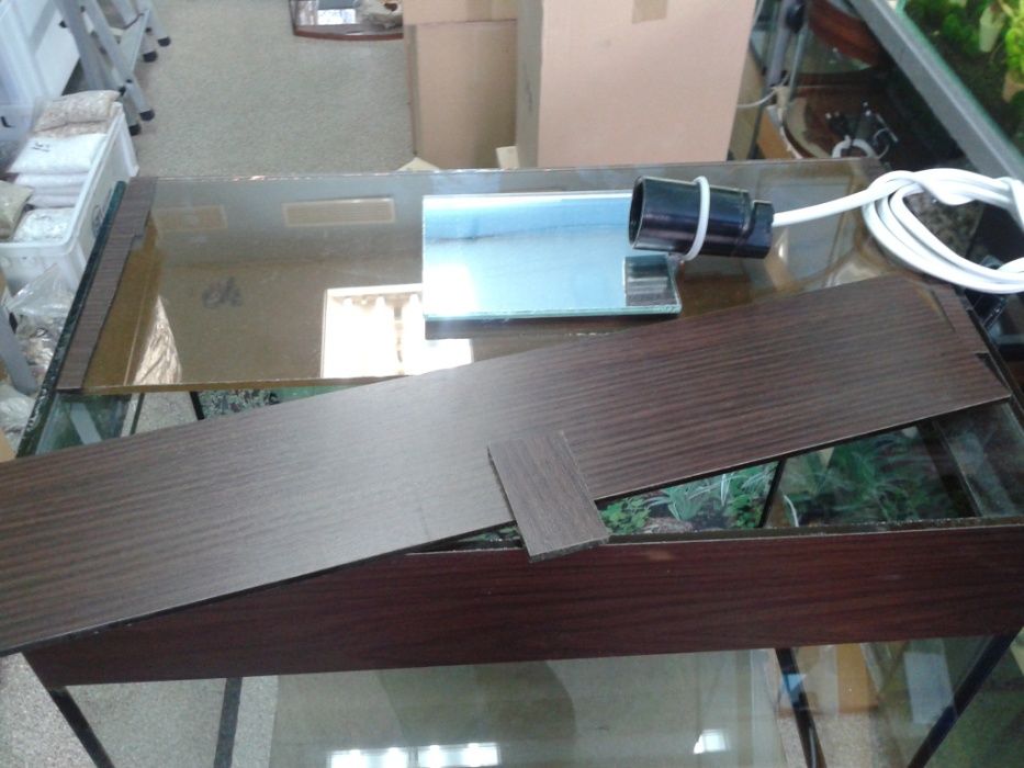 Аквариум 28л + крышка + задний фон + свет НОВЫЙ