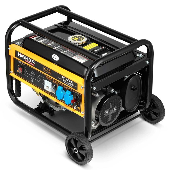 Agregat prądotwórczy spalinowy HIGHER 4200 W 7,5 KM AVR + 2x olej
