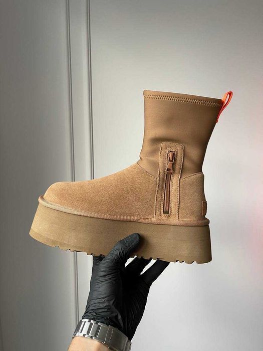 Уггі UGG Classic Dipper Boot Chestnut АКЦІЙНА ЦІНА premium угги