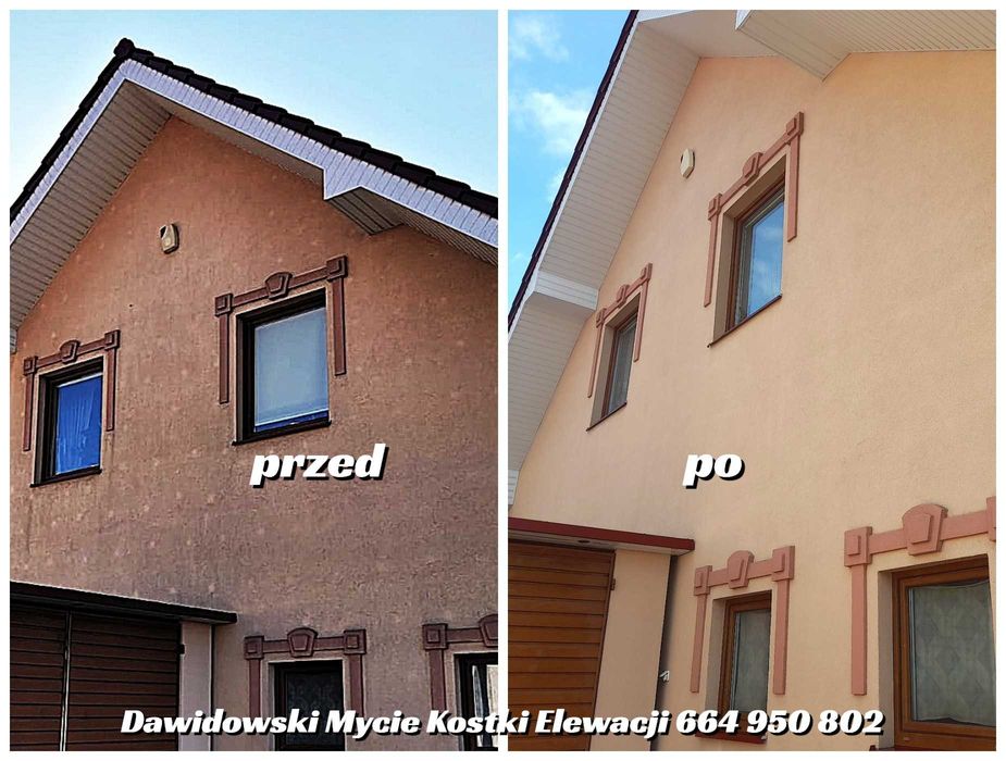 Mycie Kostki Brukowej Elewacji - Czyszczenie tarasu polbruku podjazdu