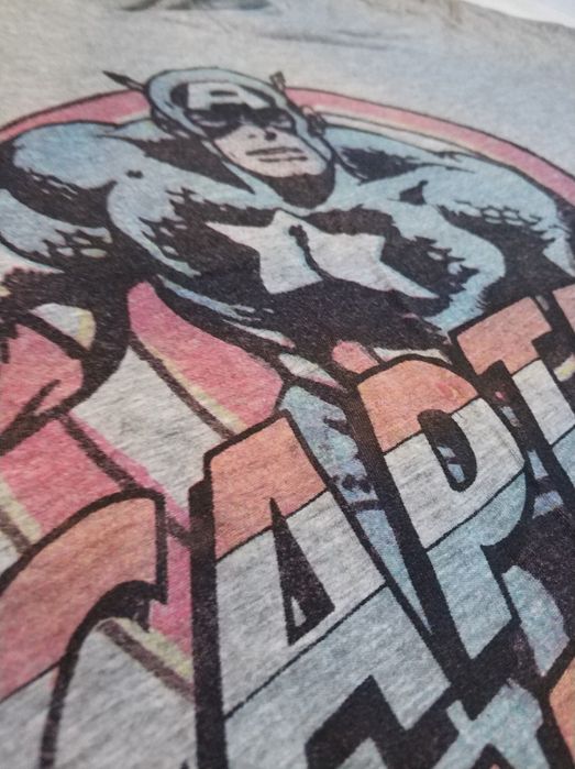 t-shirt oficjalny Marvel Captain America H&M rozm M z dziurką