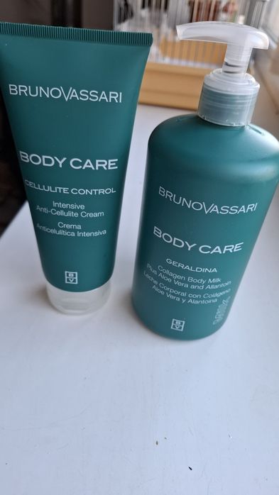 Bruno Vassari гель для душу та антицелюлітний крем