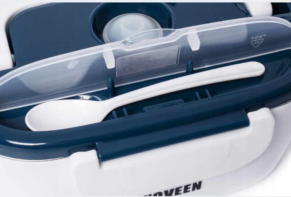 Elektryczny LUNCH BOX pojemnik termos obiadowy 12/24/230V + TORBA term