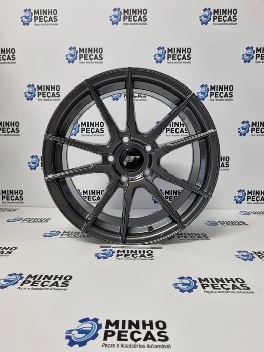 Jantes Japan Racing (JR21) em 17 (5x120) Hyper Gray