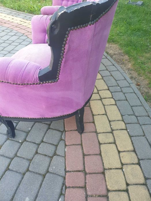 Fotele w stylu barokowym antyki