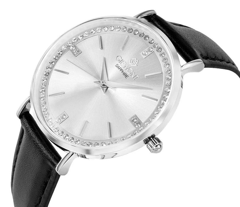zegarek damski giewont sapphire srebrny gw5390-a1