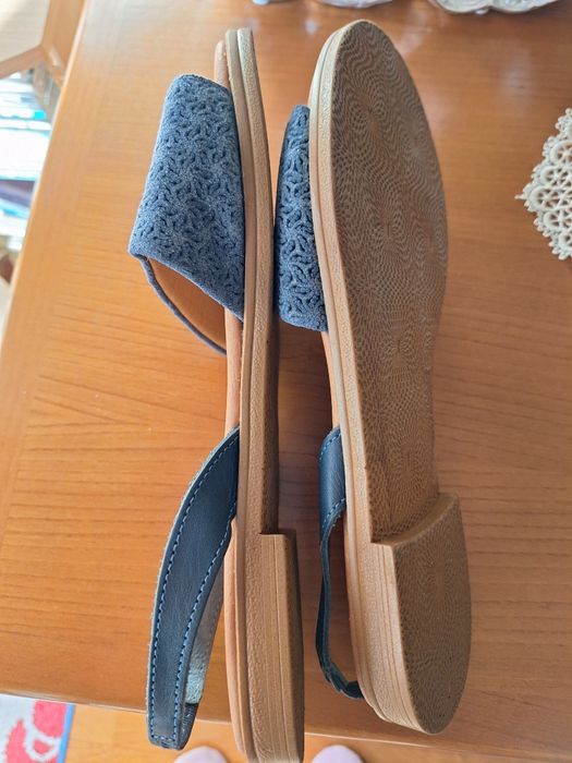 Sandálias Azuis EntrePés T: 39