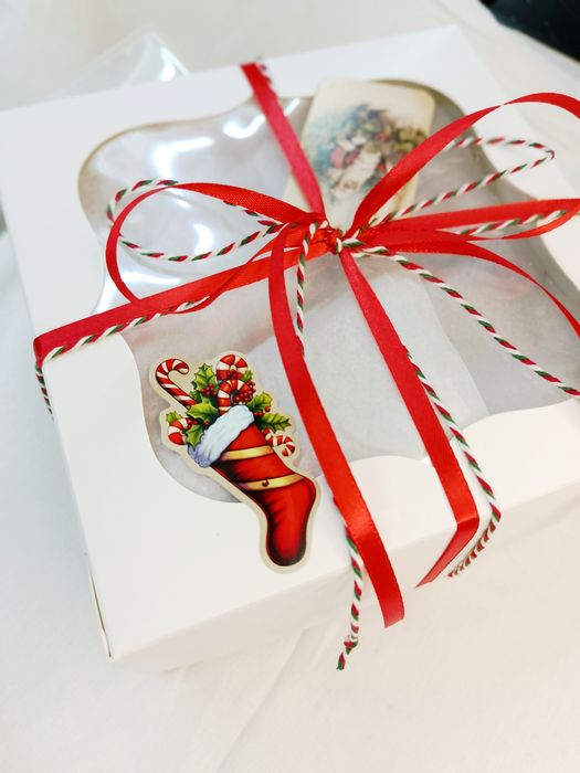 Подарунковий набір з чайних бомбочок та зефіру подарунок новорічний