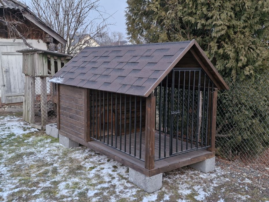 Воль'єр для сабак, собача будка, домик для собак