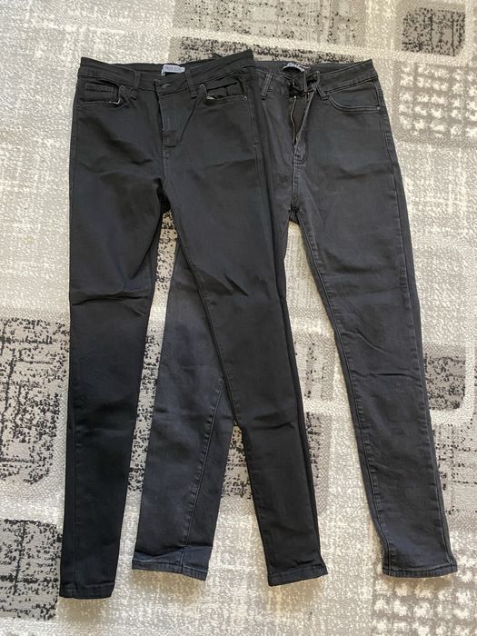 Джинси жіночі скіні чорні та графітові