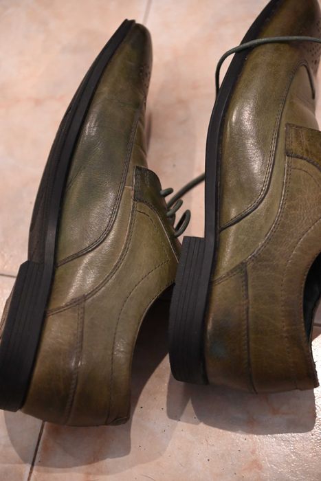 Rockport sapatos verdes Novos, usados uma única vez num casamento