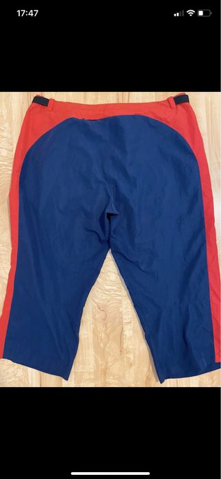 Odlo lady XXL damskie bermudy capri szybkoschnące sportowe granat