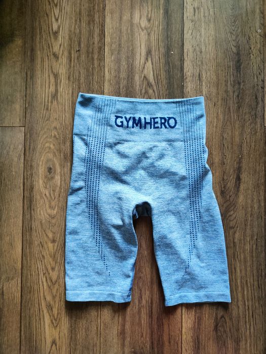 Kolarki Gym Hero rozm. S 36, niebieskie, push up, getry, do kolan