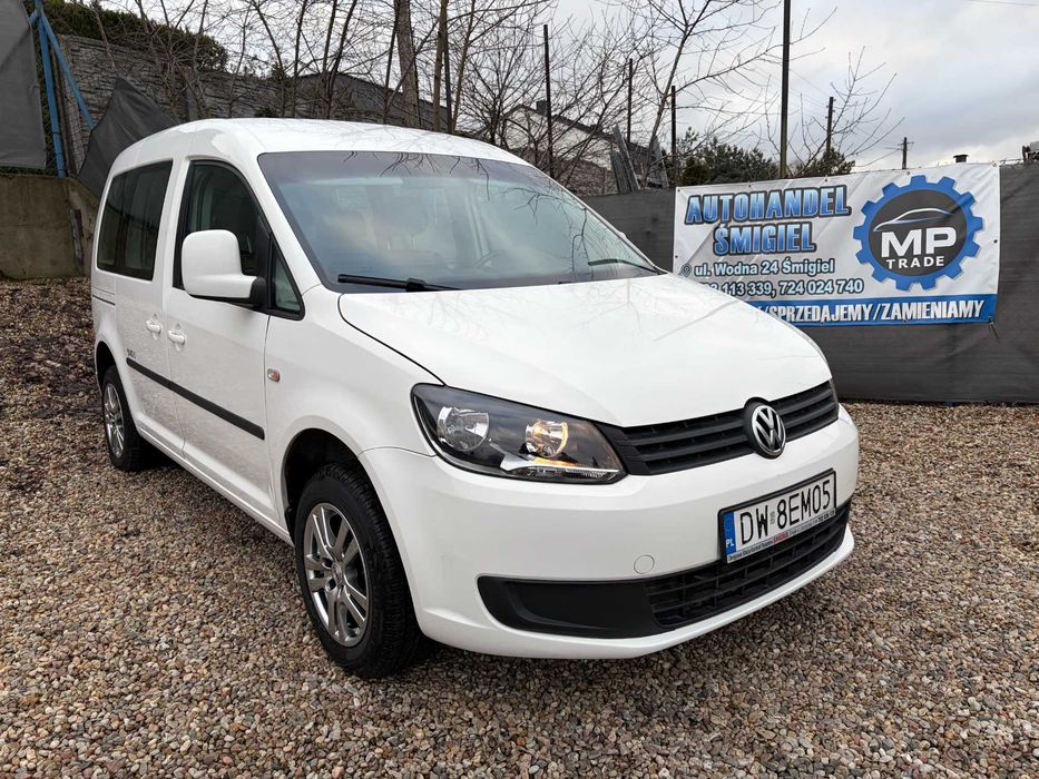 Volkswagen Caddy 1.6 diesel 2013r. 162tys.km! Osobowy!