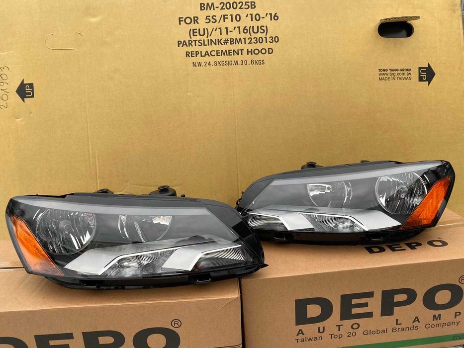 фара фары в бампер под капот Volkswagen Tiguan passat jetta audi