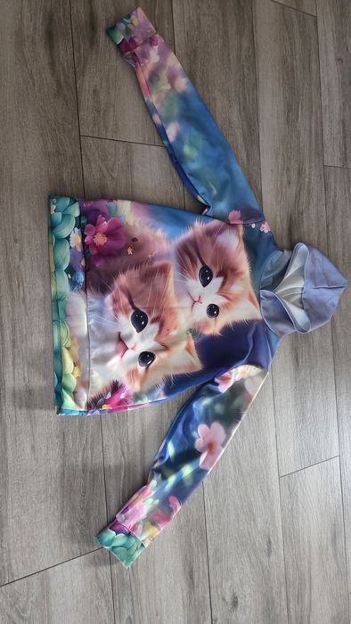 Bluza z kapturem dziewczęca