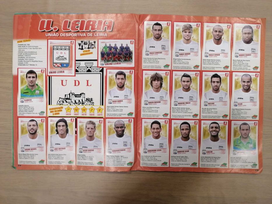 Caderneta Futebol 2010-11 - Panini [Completa]