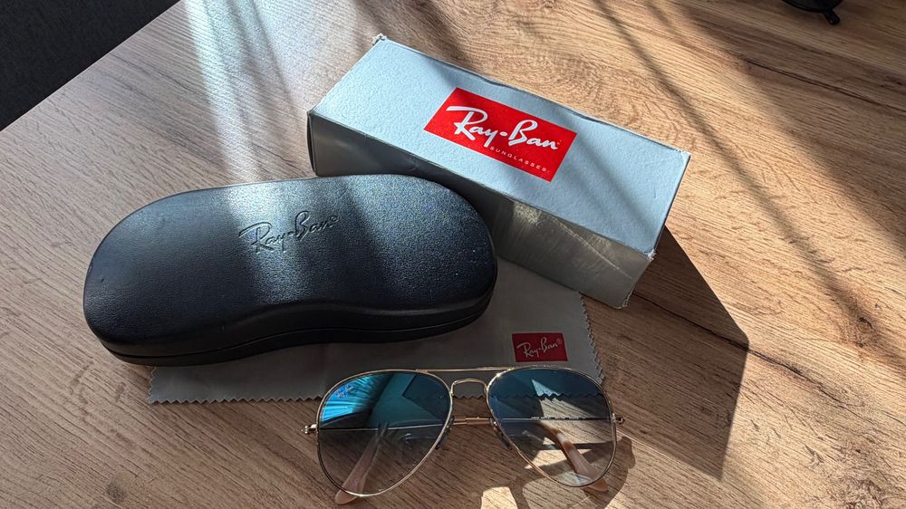 сонцезахисні окуляри-авіатори Ray-Ban Aviator Large Metal