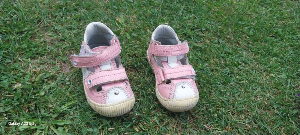 Buty buciki rozmiar 19 skóra piękne