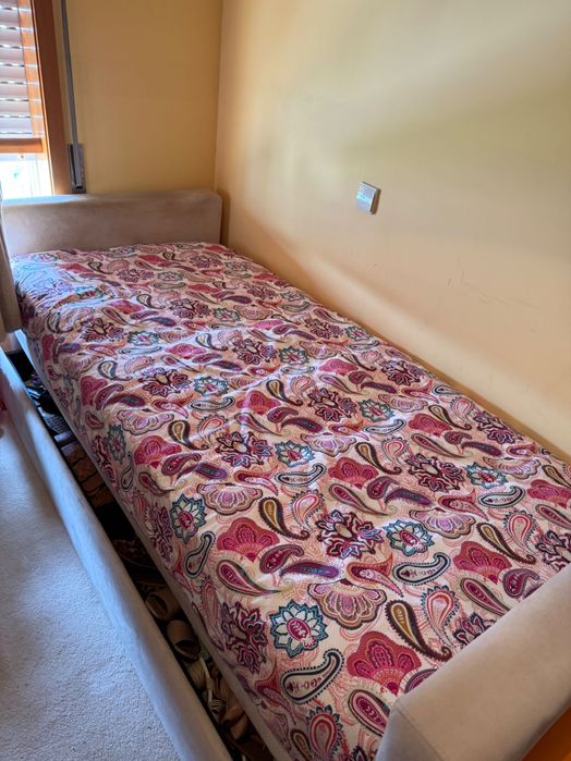 Cama solteiro com gavetão