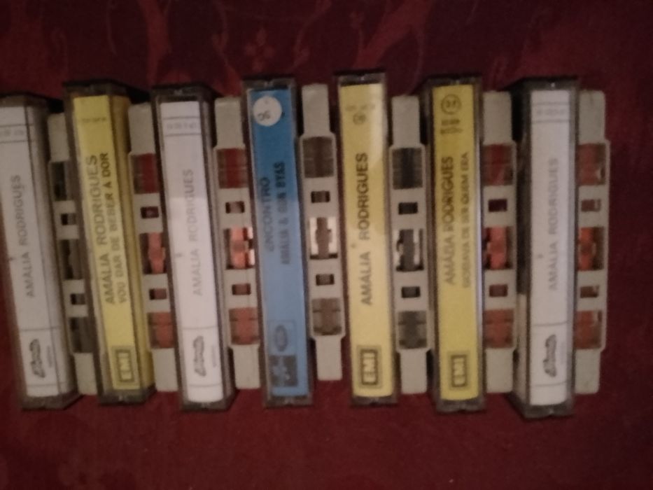 5 Cassetes audio Amália cada5Eou5-20E-19-C.Classicas 3Eou19-40EDesde2E