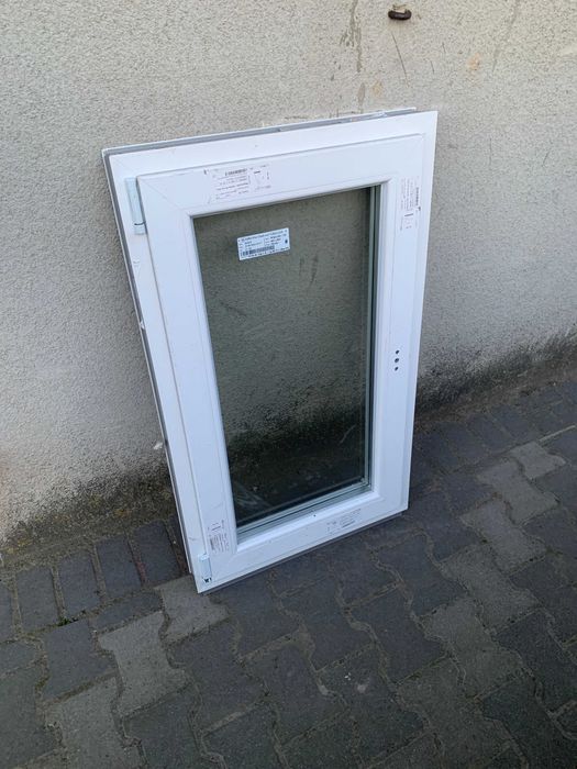 Okno plastikowe  53x93 50x90 NOWE lewe