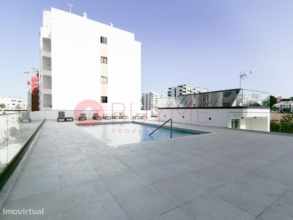 Apartamento T2 Novo com Vista Mar em Condomínio com Piscina - Quart...