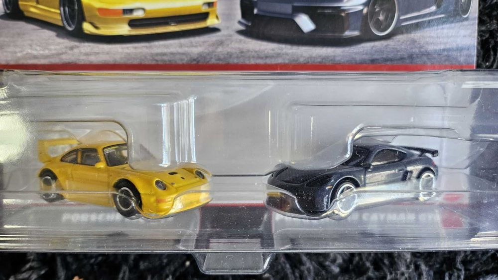 Hot Wheels Premium HBL96 HRR82 Porsche 993 GT2 Porsche 718 Cayman GT4