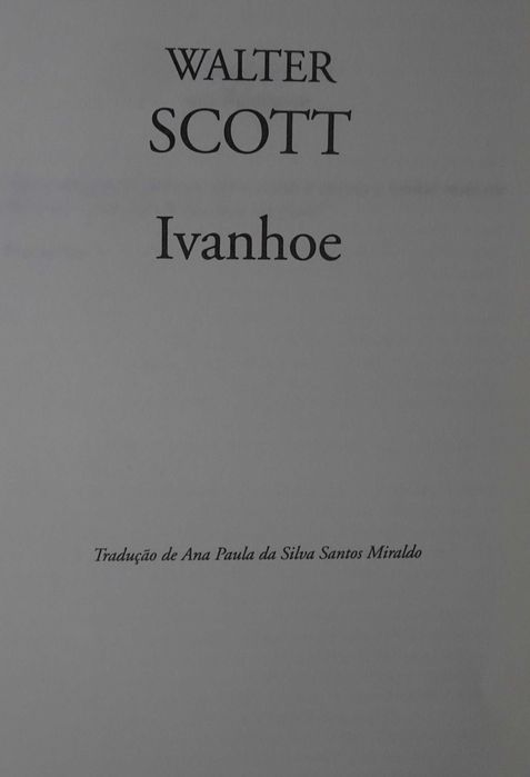 Ivanhoe de Walter Scott