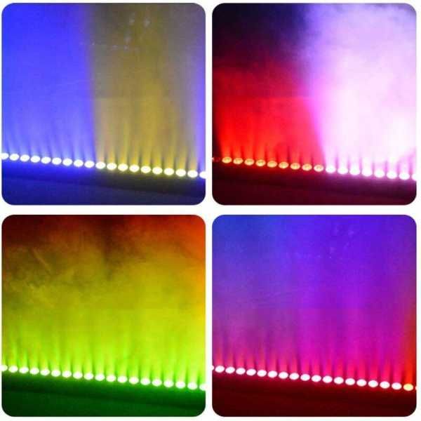 Zestaw oświetleniowy Listwa LED BAR 24x3W RGB DMX na Statywie + Pilot