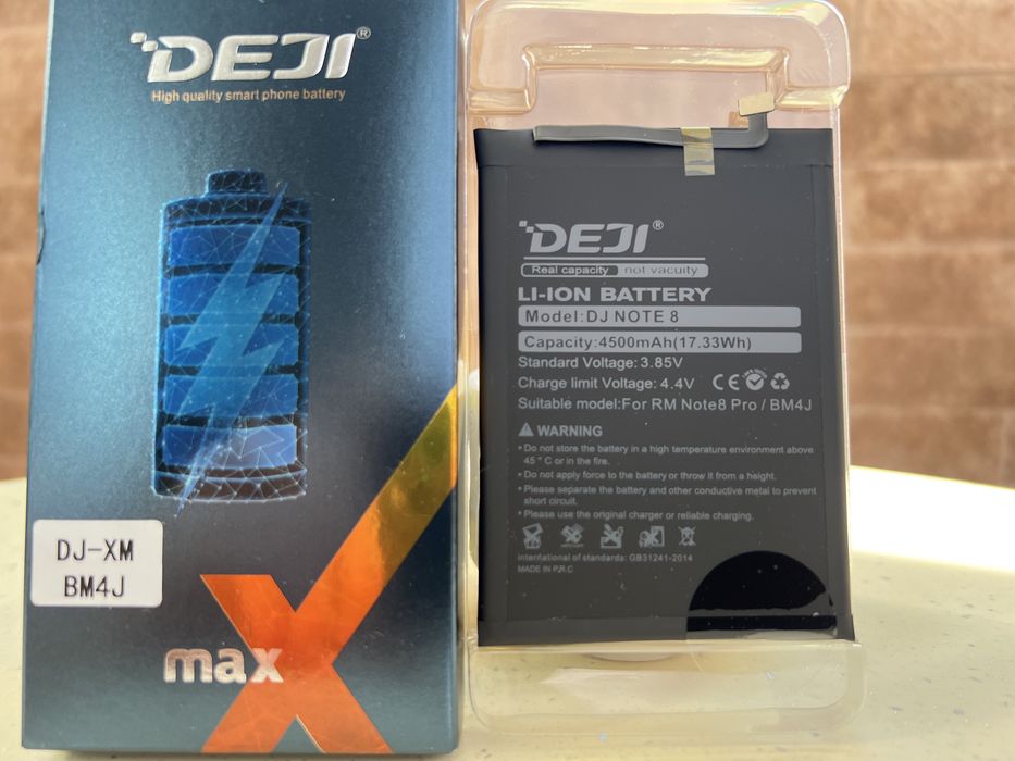Redmi 8 Pro Xiaomi BM4J батарея аккумулятор Deji 4500 mAh