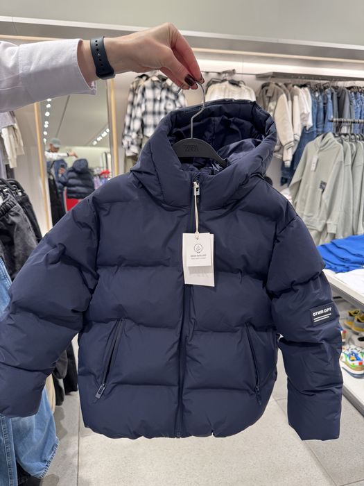 Стьобана дитяча куртка Zara 122-164 см