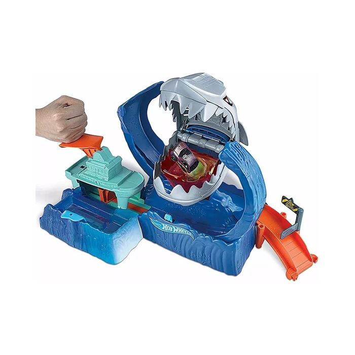 Трек Hot Wheels «Голодна акула-робот»