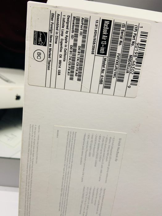 MacBook air 2017 идеальный состояние нового полный комплект