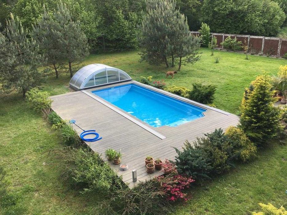 Zadaszenie basenu KLASIK 8,40x3,20x0,95m PK10mm