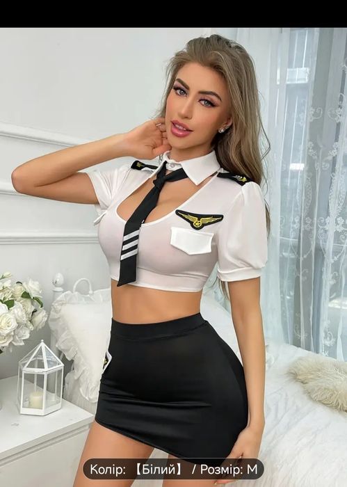 Комплект еротичної білизни Стюардеси