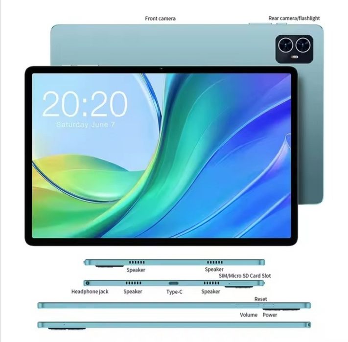 Teclast M50,6+8 Gb/128Gb, 4G 2 сим,єкран 10,1"  FHD IPS