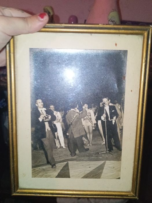 Foto antiga palhaço