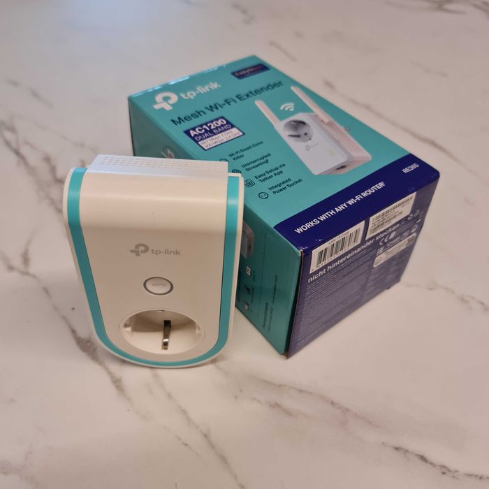 Wzmacniacz WiFi TP-Link RE365 AC1200 repeater extender Mesh gniazdko