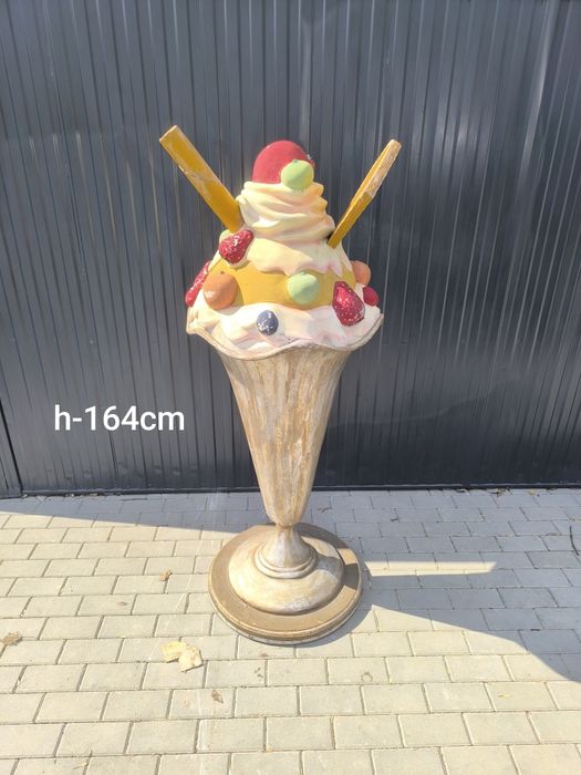 Reklama loda, figura reklamowa vintage