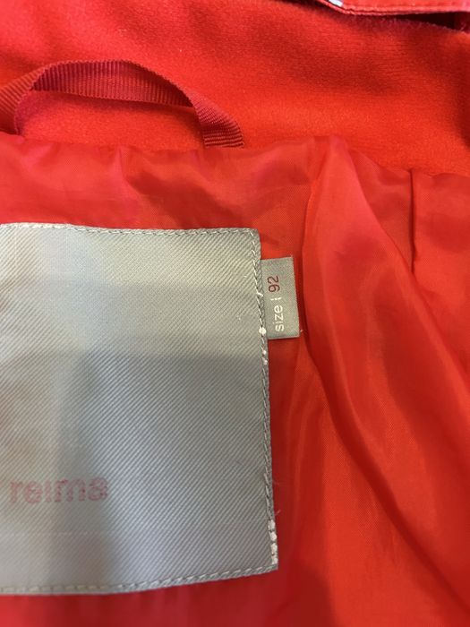 Куртка вітрівка reima 92 червона