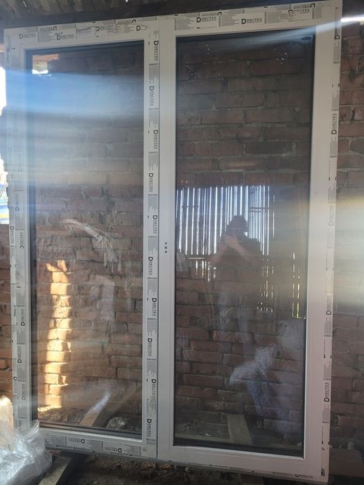 Okno 4 szybowe balkon taras dwu skrzydłowe