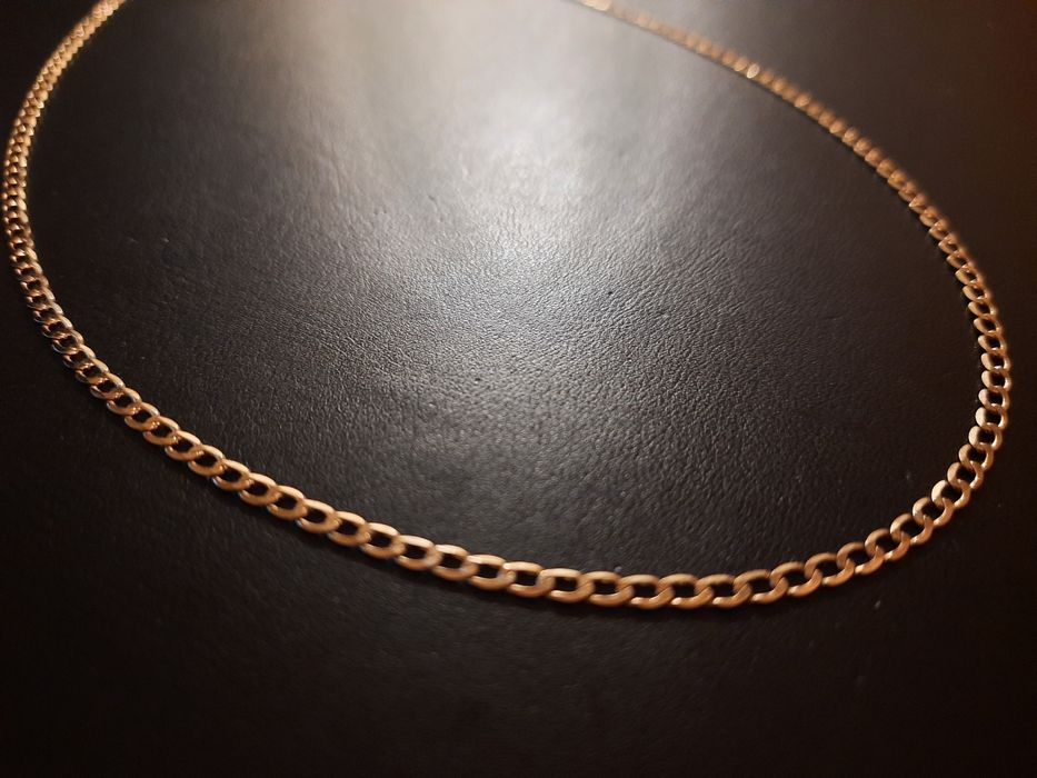 Złoty łańcuszek damski pancerka 333 ZÓŁTE ZŁOTO łańcuszek 46cm!!!